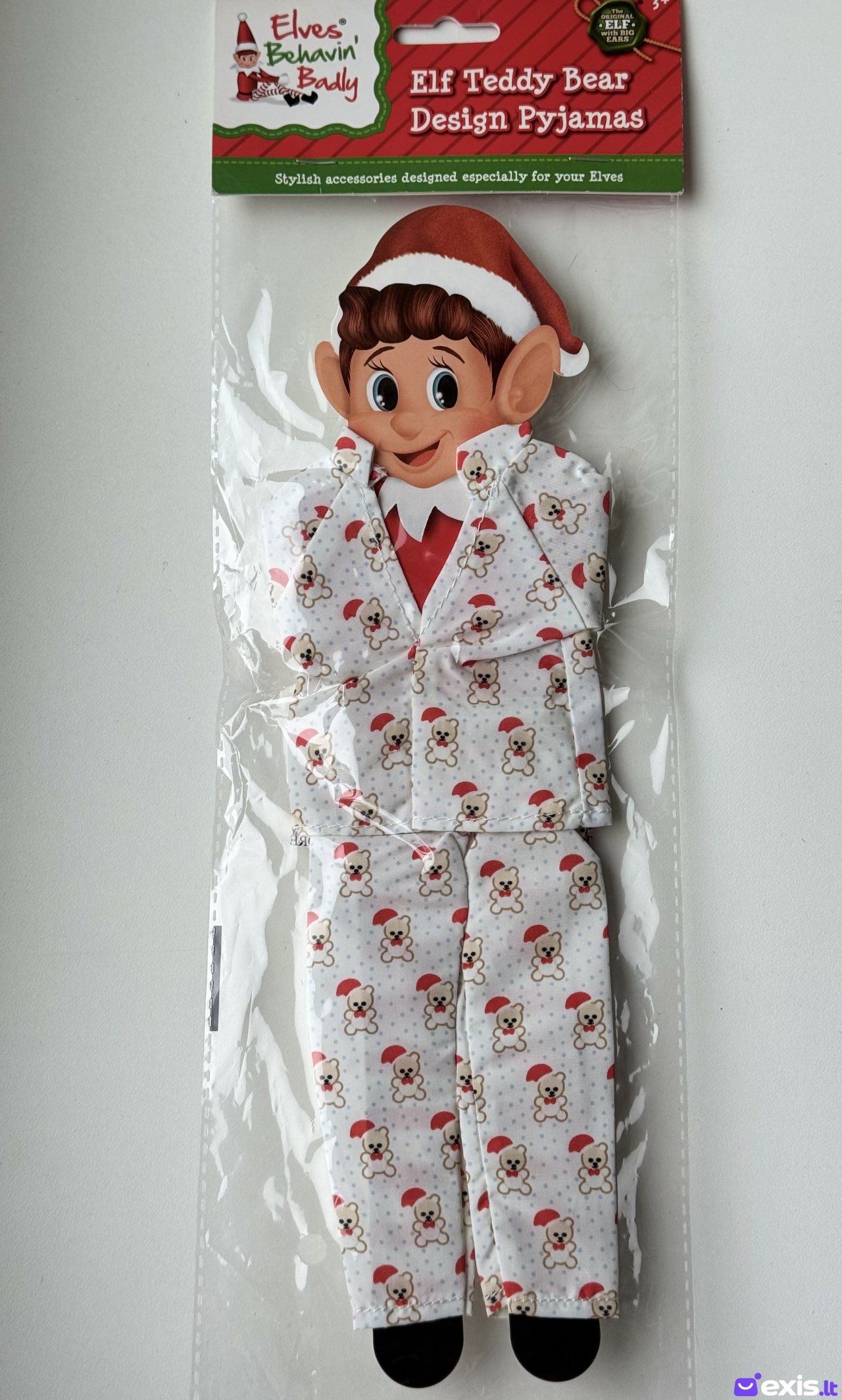 Elfo pižama su meškučiais