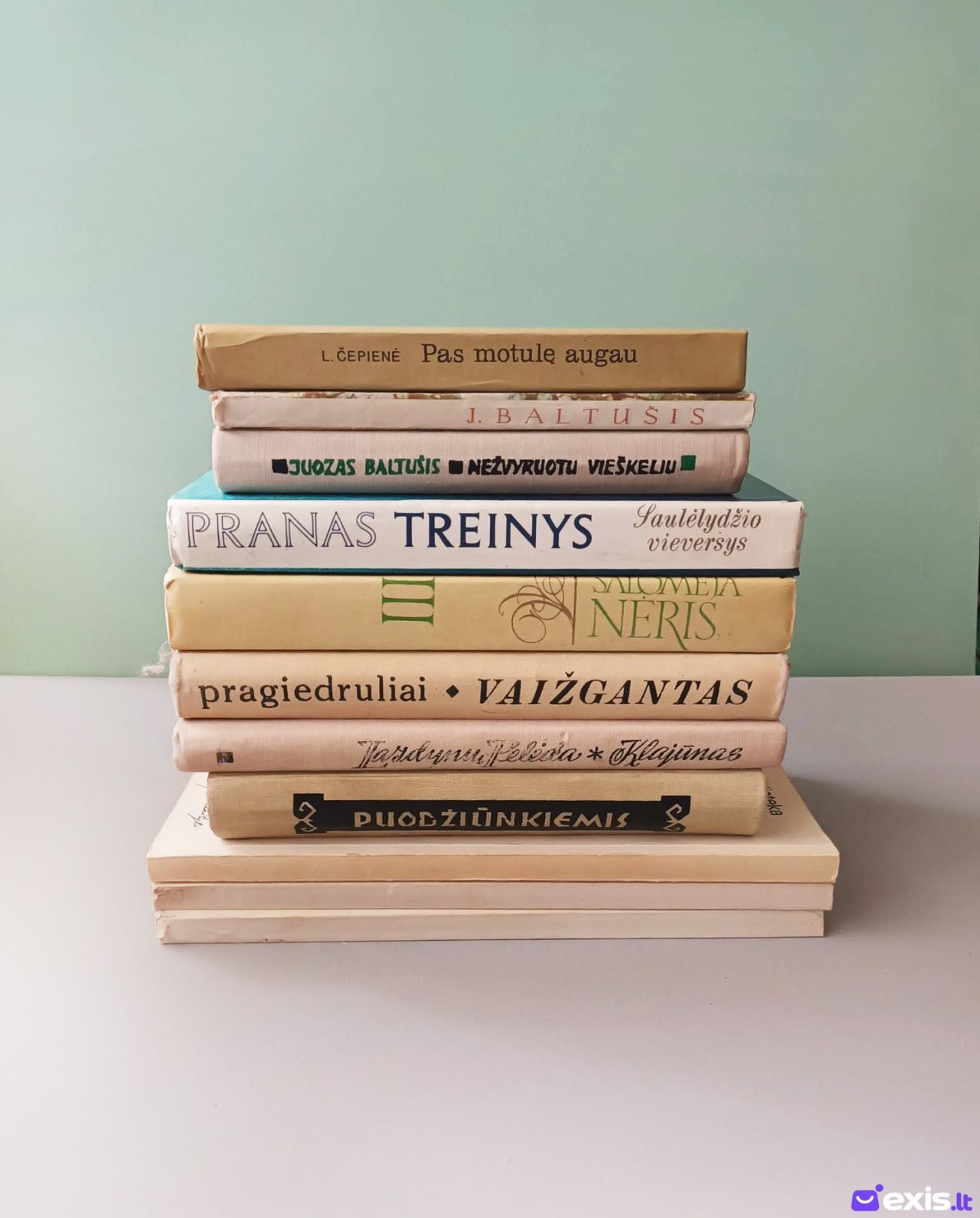 10 knygų rinkinys. Lietuvių literatūra. Kaina už visą rinkinį
