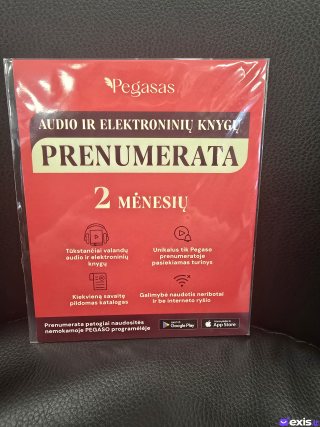 Audio ir elektroninės knygos prenumerata