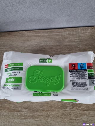 sleepy apple drėgnos valymo servetėlės paviršiams